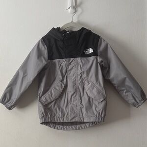 Kids The North Face Two-Tone Gray and Black Jacket